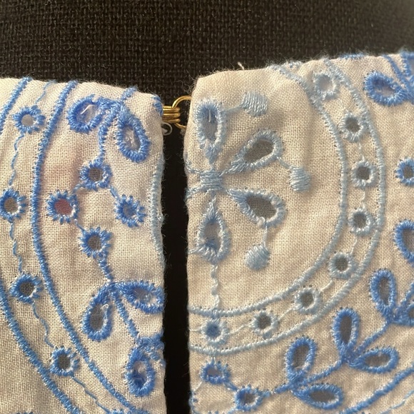 NWT Lilly Pulitzer Lailah Short Sleeve Blouse in Boca Blue - Picture 4 of 7